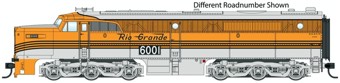 PA/PB Alco set 6001 & 6002 of the Denver and Rio Grande Western - digital sound fitted