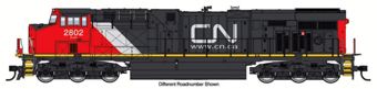ES44 GE 2939 of the Canadian National - digital sound fitted