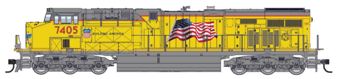 ES44 GE 7405 of the Union Pacific - digital sound fitted