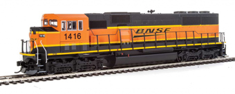 SD60M EMD 1416 of the BNSF - 3-piece windshield - digital sound fitted