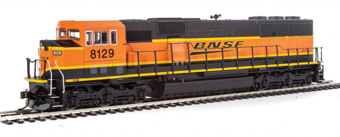SD60M EMD 8129 of the BNSF - 3-piece windshield - digital sound fitted