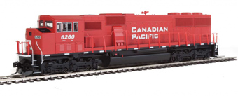 SD60M EMD 6260 of the Canadian Pacific - 3-piece windshield - digital sound fitted