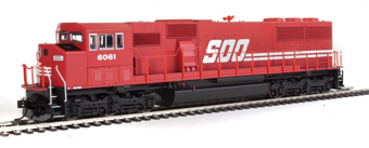 SD60M EMD 6061 of the Soo Line - 3-piece windshield - digital sound fitted