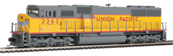 SD60M EMD 2262 of the Union Pacific - 3-piece windshield - digital sound fitted