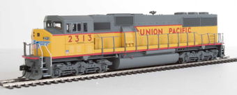 SD60M EMD 2313 of the Union Pacific - 3-piece windshield - digital sound fitted