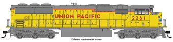 SD60M EMD 2316 of the Union Pacific - 3-piece windshield - digital sound fitted