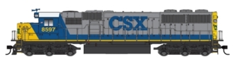 SD50 EMD 8597 of CSX - digital sound fitted