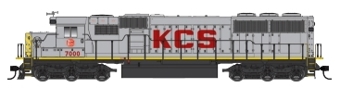 SD50 EMD 7000 of the Kansas City Southern - digital sound fitted