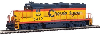 GP9 EMD 6419 Phase II of the Chessie System - chopped nose - digital sound fitted