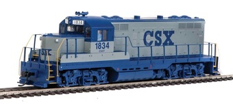 GP9 EMD Phase II 1834 of CSX - chopped nose - digital sound fitted