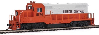 GP9 EMD Phase II 9174 of the Illinois Central - chopped nose - digital sound fitted