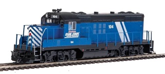 GP9 EMD Phase II 104 of the Montana RailLink - chopped nose - digital sound fitted