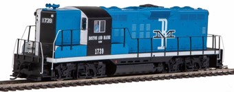 GP9 EMD Phase II 1726 of the Boston and Maine - high hood - digital sound fitted