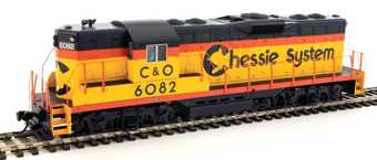 GP9 EMD Phase II 6082 of the Chessie System - high hood - digital sound fitted