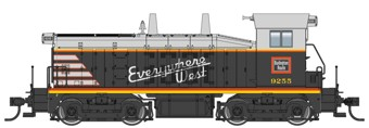 SW7 EMD 9255 of the Chicago Burlington and Quincy - digital sound fitted
