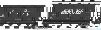 59' cylindrical 4-bay hopper car 382534 'Canadian Pacific'