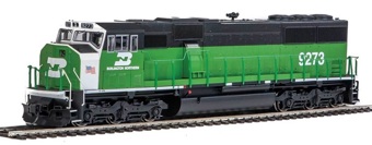 SD60M EMD 9273 of the Burlington Northern