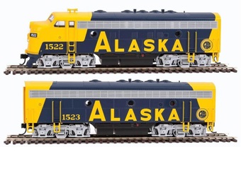 F7A/B EMD set 1522 & 1523 of the Alaska