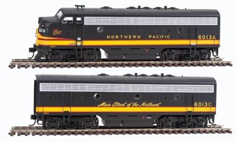 F7A/B EMD set 6013A & 6013C of the Northern Pacific