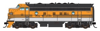 F7 A EMD 5721 of the Denver and Rio Grande Western 