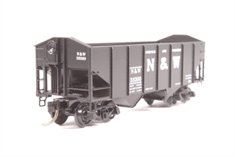 33' Twin Bay Peaked-End Hopper 38360 in Norfolk & Western livery