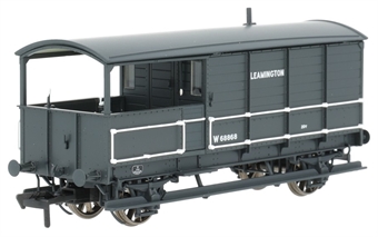 GWR Dia. AA20 Toad brake van 'Leamington' in GWR grey with BR number - W68868