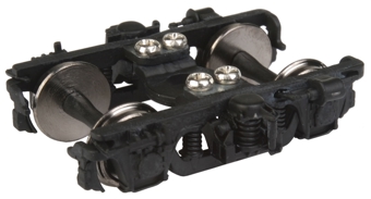 Milwaukee Road 8' Nystrom Truck with Clasp Brake (Black, 1 Pair)