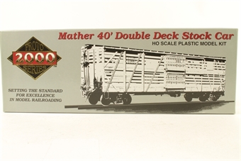 Mather 40' Double Deck Stock 'NP' Car Kit
