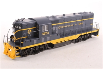 EMD GP9 Phase II of the Chesapeake & Ohio Railroad (DCC Sound on board)