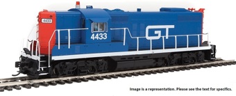 GP9 EMD Phase I 4441 of the Grand Trunk Western - digital sound fitted