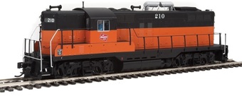 GP9 EMD Phase I 210 of the Milwaukee Road - digital sound fitted