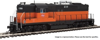 GP9 EMD Phase I 228 of the Milwaukee Road - digital sound fitted