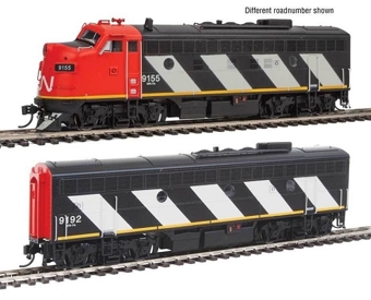 F7 A-B EMD 9159 & 9195 of the Canadian National - digital sound fitted
