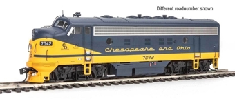 F7A EMD 7043 of the Chesapeake and Ohio - digital sound fitted