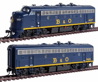 F7 A/B EMD set 4527 & 5426  of the Baltimore and Ohio - digital sound fitted