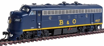 F7A EMD 4553 of the Baltimore and Ohio - digital sound fitted