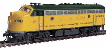 F7A EMD 4067A of the Chicago and North Western - digital sound fitted