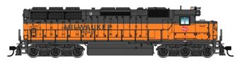 SD45 EMD 13 of the Milwaukee - digital sound fitted