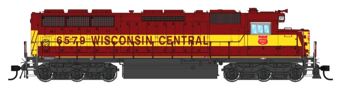 SD45 EMD 6579 of the Wisconsin Central - digital sound fitted