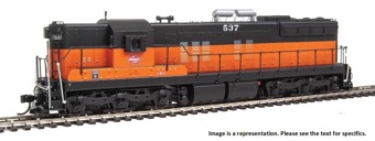 SD9 EMD 530 of the Milwaukee - digital sound fitted
