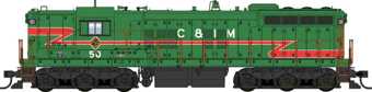 SD9 EMD 50 of the Chicago and Illinois Midland - digital sound fitted