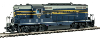 GP7 EMD 3400 of the Baltimore & Ohio - digital sound fitted