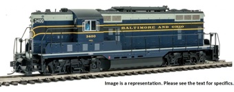 GP7 EMD 3403 of the Baltimore and Ohio - digital sound fitted
