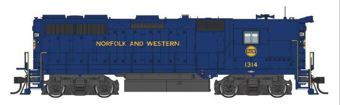 GP35 EMD 1314 of the Norfolk and Western - digital sound fitted