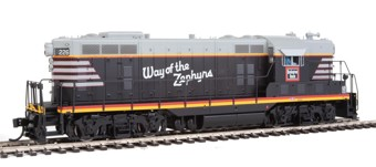 GP7 EMD 226 of the Chicago Burlington and Quincy - digital sound fitted