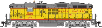 GP9 EMD Phase II 267 of the Union Pacific - digital sound fitted