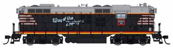 GP9 EMD Phase I 274 of the Chicago Burlington and Quincy - digital sound fitted