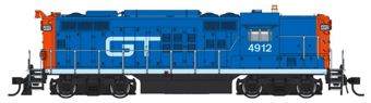 GP9 EMD Phase II 4912 of the Grand Trunk Western - digital sound fitted