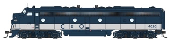 E8 A/A EMD 4020 & 4025 of the Baltimore and Ohio - digital sound fitted