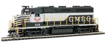 GP35 EMD Phase II 638 of the Gulf Mobile and Ohio 